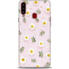 gmotp Samsung Galaxy A20S Kılıf Hd Baskılı - Papatyalar