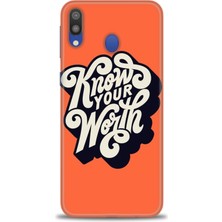 gmotp Samsung Galaxy A10S Kılıf Hd Baskılı - Know Your Worth