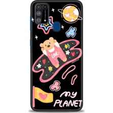 gmotp Samsung Galaxy M31 Kılıf Hd Baskılı - My Planet