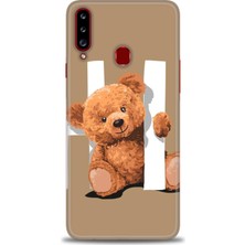 gmotp Samsung Galaxy A20S Kılıf Hd Baskılı - Teddy Hı
