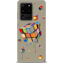 gmotp Samsung Galaxy S20 Ultra Kılıf Hd Baskılı - Zeka Küpü