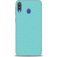 gmotp Samsung Galaxy A10S Kılıf Hd Baskılı - Mavi Mozaik