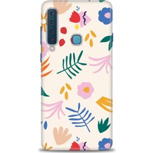 gmotp Samsung Galaxy A9 2018 Kılıf Hd Baskılı - Renkli Dallar