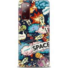 gmotp Samsung Galaxy S20 Fe Kılıf Hd Baskılı - Space