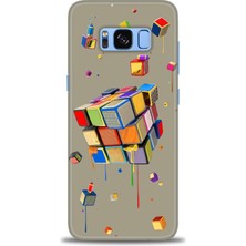 gmotp Samsung Galaxy S8 Plus Kılıf Hd Baskılı - Zeka Küpü