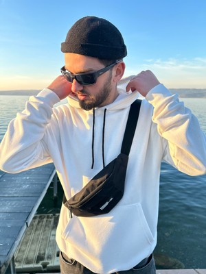 Cenga Clothing Beyaz Baskısı Sweatshirt