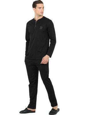 D'S Damat Regular Fit Cotton Pijama Takımı K.lacivert