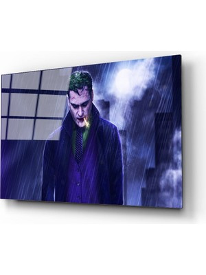 Premium Global Dekoratif Baskı Duvar Sanatı Joker Cam Tablo