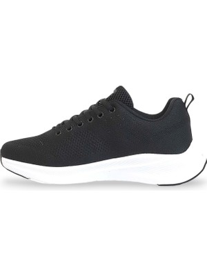 Jump 1810-29537 Anatomik Tabanlı Triko Kumaş Sneakers Ayakkabı - NKT01810-SIYAH Beyaz-44