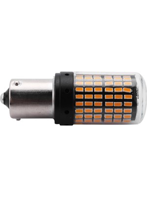 Decisive 8 Adet Süper Parlak Flaş Yok 1156 Canbus Araba LED Işık BA15S PY21W 144SMD 3014 Cips Araba LED (Yurt Dışından)