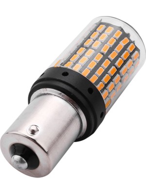 Decisive 8 Adet Süper Parlak Flaş Yok 1156 Canbus Araba LED Işık BA15S PY21W 144SMD 3014 Cips Araba LED (Yurt Dışından)