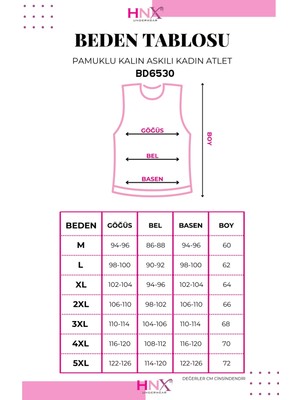 Hnx Pamuklu Kalın Askılı Kadın Atlet Bordo