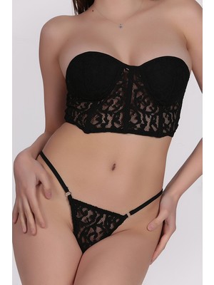 Miorre Balenli Fantezi Büstiyer Takım