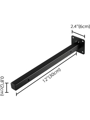 Abronya Duvar Raf Aparatı Mutfak Rafı Tutucu Metal Raflık 30 cm