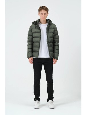 Pique Erkek Kapüşonlu Mont - IVAN24