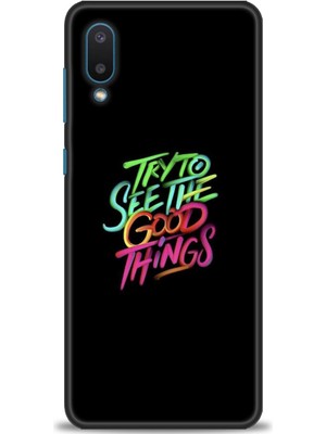 gmotp Samsung Galaxy A02 Kılıf Hd Baskılı - Good Things