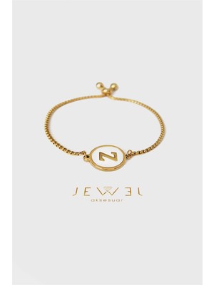 Jewel Z Harfi Gold Altın Kaplama Bileklik