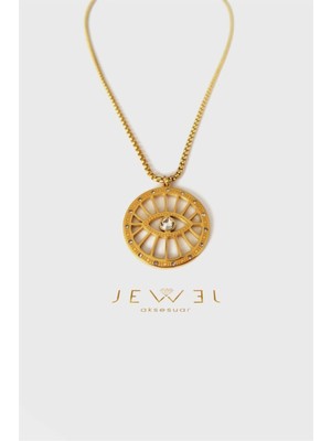 Jewel Egypt Model Gold Altın Kaplama Kolye