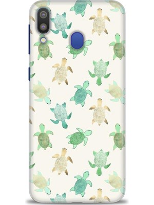 gmotp Samsung Galaxy M20 Kılıf Hd Baskılı - Minik Kaplumbağalar