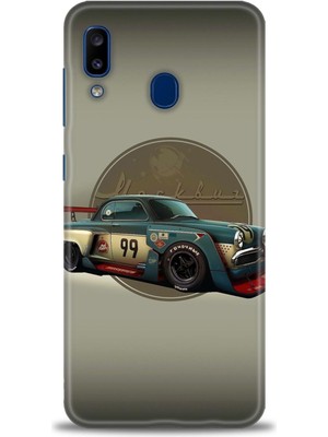 gmotp Samsung Galaxy A20 Kılıf Hd Baskılı - Klasik Araba