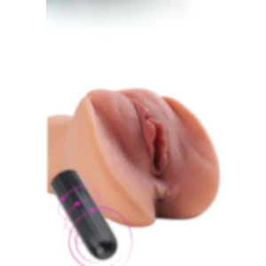 Ada Marketing 760 gr Titreşimli ve Çift Girişli Anal ve Vajinal Masturbatör