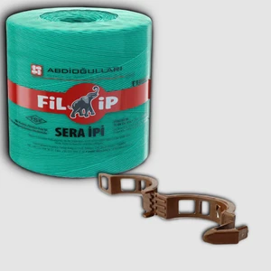 Öz Zümrüt Tarım Sera ve Hobi Bitki Klipsi 25 mm ve Sera İpi
