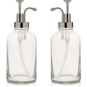 2'li Sıvı Sabunluk - Gümüş - 500 ml