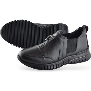 1933 Tam Ortopedik Hakiki Deri Kadın Kışlık Ayakkabı Anne Kışlık Deri Ayakkabı