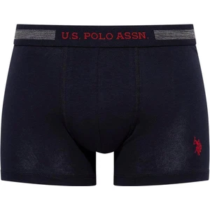 U.S. Polo Assn. 90004 Erkek Battal 3'lü Boxer-Lacivert-grimelanj-beyaz