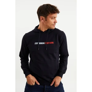 201952 Erkek Kapüşonlu Sweatshirt