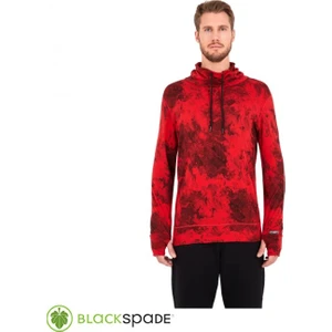 30703 Erkek Yüksek Boyunlu Sweatshirt - Kırmızı