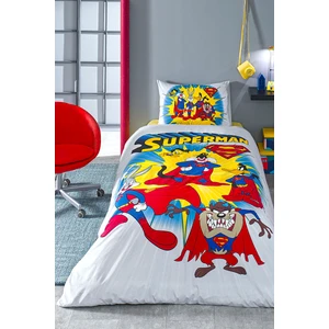 Superman Looney Tunes Tek Kişilik Lisanslı Çocuk Nevresim Takımı