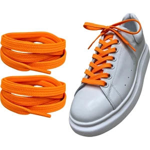 Exclusive 120 cm Yassı Spor Ayakkabı Bağcığı, Çift Katmanlı Örgülü Sneakers Bağcık, 1 Çift