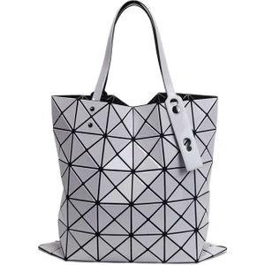 Moda Omuzdan Askili Çanta Altı Izgara Ömür Boyu Kadın Çantası Eşkenar Dörtgen Geometrik Çanta Tote Çanta (Yurt Dışından)