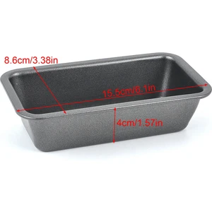 Adet Ekmek Tavaları Pişirme Için Yapışmaz Karbon Çelik Somun Tava Tepsisi Tost Kalıp Kek Somun Pasta Tost Kutusu Fırın Tepsisi Bakeware (Yurt Dışından)