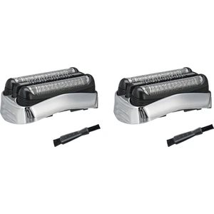 2x Ekonomik Yedek Tıraş Makinesi Folyo ve Kesici Seti Braun Serisi 3 21S 32S 320S-4 330S-4 340S-4 350CC-4 Tıraş Makinesi Başlığı (Yurt Dışından)