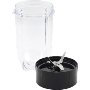 Magic Bullet Için Yedek Çapraz Bıçak + 16OZ Bardak Seti, 250W MB1001 Blender ile Uyumlu Yedek Parçalar (Yurt Dışından)