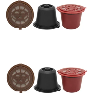 6 Adet Doldurulabilir Yeniden Kullanılabilir Espresso Kapsülü Nespresso Kahve Makinesi Için Yeniden Kullanılabilir Kapsül Dolum Boş Kapsül (Yurt Dışından)