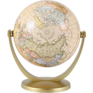 Retro Dönen Dünya Küre Toprak Antika Ev Ofis Masaüstü Dekor Coğrafya Eğitim Öğrenme Haritası Okul Malzemeleri (Yurt Dışından)