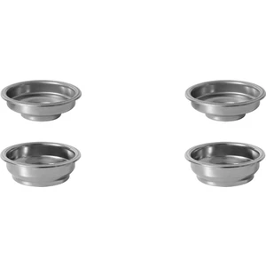 4 Adet Paslanmaz Çelik 58MM Kahve Çay Filtre Sepeti Espresso Kahve Makinesi Aksesuarları Basınçlı Toz Kasesi (Yurt Dışından)