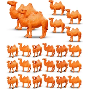 24 Adet Deve Figürleri Minyatür Oyuncaklar Deve Modelleri Kek Toppers Için Hayvan Figürleri Ev Masaüstü Süsler Dekor (Yurt Dışından)