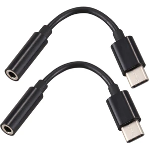 2x USB C - 3,5 mm Kulaklık/kulaklık Jak Kablosu Adaptörü, Tip C 3.1 Erkek Bağlantı Noktası - 3,5 mm Dişi Stereo Ses (Yurt Dışından)
