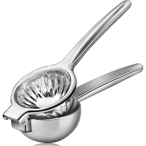 Limon Sıkacağı, - Paslanmaz Çelik Ekstra Büyük Manuel Katı Metal Limon Sıkacağı (Yurt Dışından)