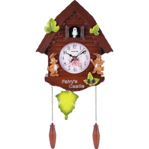 Sevimli Kuş Duvar Saati Guguklu Çalar Saat Guguklu Saat Oturma Odası Izle Kısa Çocuk Yatak Odası Dekor Ev Gündüz Alarm Saatler C (Yurt Dışından)