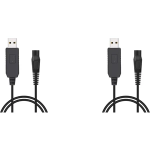 Decisive Philips Tıraş Makinesi Için 2x Şarj Cihazı, Philips Norelco Oneblade QP6520 QP6510 Için 15 V USB Şarj Şarj Kablosu Güç Kablosu (Yurt Dışından)
