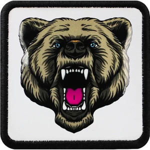 V1 Ayı - 5 Kod Logolu Unisex Beyaz-Siyah Bench (Patch)