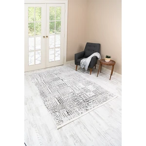 Angora Home Life Makine Halısı 6061 Gri 120 x 180 Saçaklı