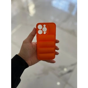 Apple iPhone 13 Pro Uyumlu Şişme Puffer Silikon Telefon Kılıfı