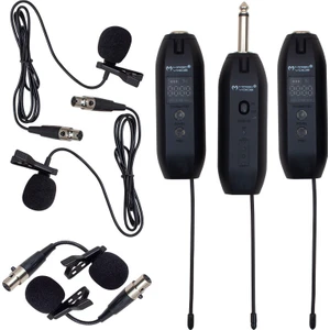 MV-19596 Uhf Enstrüman Tip Kablosuz Mikrofon Üçlü Set
