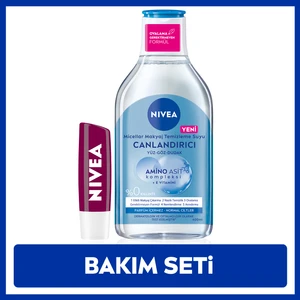 Micellar Water Makyaj Temizleme Suyu 400ML,DUDAK Bakım Kremi,makyaj Pamuğu Hediye